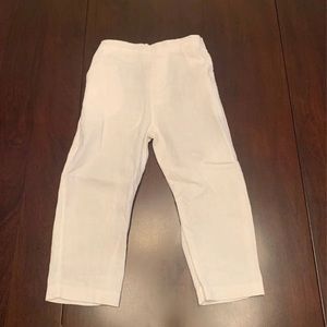 Jack & Teddy 4 white linen pants